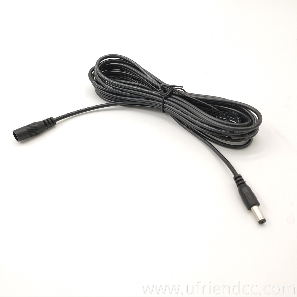 DC 5525 5521 5v 12 v 18 Awg 24 AWG 28 AWG Female to Male Extension DC Power Cable